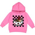 thumbnail image 2 of Inktastic Ramen Lover Checkered Toddler Hoodie, 2 of 4