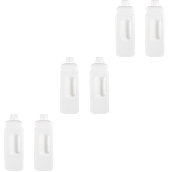 FRCOLOR 6 pcs Reusable Storage Jug Leak-proof Water Jug Plastic Gallon Jug with Caps