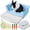 Blue, variant on White Large Pet Litter Box For Small Pets Including Rabbits Guinea Pigs Ferrets