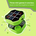 thumbnail image 2 of Giiker Tic Tac Toe Bolt Game 3-In-1 Handheld Puzzle Game Console Portable Travel Games For Educational And Memory Growth Fidget Toys Board Games For Kids And Adults Birthday Gifts For All Ages, 2 of 5
