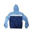 thumbnail image 2 of Ma Croix Mens Two Tone Windbreaker Hooded Jacket Lightweight Slim Fit Casual Hoodie, 2 of 2