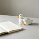 thumbnail image 4 of Figura de pájaro de cerámica: una adorable mini escultura con acabado brillante para decorar escritorios, estanterías, jardines y baños | Pequeña estatua encantadora con propiedades curativas, 4 of 5