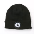 thumbnail image 2 of Gorro con luz LED Bluetooth, recargable por USB, musical, para correr, con 5 luces LED ultrabrillantes, resistente al agua, para esquiar, hacer senderismo, acampar y andar en bicicleta., 2 of 5