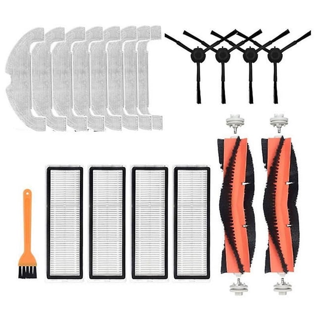 Cepillo principal, filtro Hepa, cepillo lateral, paño de fregona para Xiaomi Dreame Bot