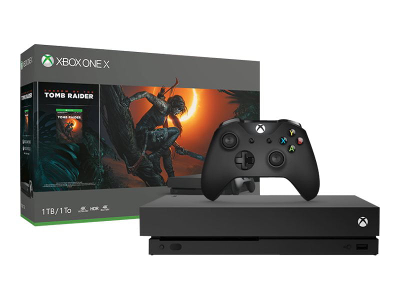 Microsoft Xbox One X - Shadow of the Tomb Raider Bundle - game console ...