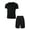Black, variant on Ocealan Kids Boys Sport Outfit Football Jersey Basketball Shirts Athletic T Shirt with Mesh Shorts Fluorescent Green&Black 24