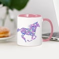thumbnail image 4 of CafePress - Running Horse Mugs - 11 oz Ceramic Mug - Novelty Coffee Tea Cup, 4 of 6