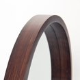 thumbnail image 5 of DEELLEEO Round Mirror Wood Frame, Round Modern Decor Large Mirror Bathroom Living Room Bedroom Entrance, Walnut Brown, 24", 5 of 5
