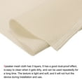 thumbnail image 3 of Uxcell Speaker Grill Cloth 40 x 55 Inch Stereo Mesh Fabric Protective Dustproof Cloth for Home Speaker Repair Beige, 3 of 5