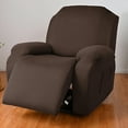 thumbnail image 3 of AUQ Jacquard Weave Recliner Chair Covers,Large Recliner Covers for Wide Recliner 22in Recliner Cover,Chair Protectors Covers with Elastic Straps for Pets,Dogs, 3 of 7