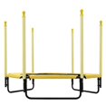 thumbnail image 6 of 5ft Trampoline for Kids with Safety Enclosure Net, Stainless Steel Outdoor Indoor Mini Recreational Trampoline for Toddlers Boys Girls Birthday Gift, Pure Yellow, 6 of 8