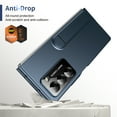 thumbnail image 5 of ELEHOLD Case For Samsung Galaxy Z Fold 5, HD Front Membrane Built-In Kickstand Military Grade Drop Protection, Anti-Fingerprint Lens Frame Cover Slim Fit Folding Case For Samsung Z Fold 5,Blue, 5 of 11