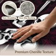 thumbnail image 6 of ODIKA 6'x9' Washable Area Rug Easy Care, Non-Shedding, Ghost Dual Horror Skeleton Face Goth Blade Decorative Gothic for Queen Size Bedroom Under Bed Master Suite, 6 of 7