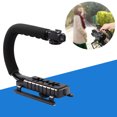thumbnail image 4 of Photo Video Camera C-type and U-type Stabilizer Hand Grip (Black), 4 of 8
