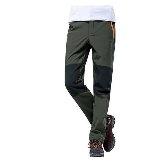 Outfmvch Fleece Overalls Women Fleece Overalls Thermal Leggings For Women Cargo Pants Women Ski Pants Men Fleece Lined Leggings Fleece Lined Leggings Women Green S