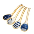 thumbnail image 2 of 12X Ceramics Soup Spoons Set of Japanese Soup Spoon Long Handle Soup Spoons for Pho Ramen Noodles Wonton Dumpling Rice, 2 of 5