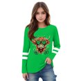 thumbnail image 4 of AUNVITO St. Patrick's Day Fashion Cute Printed Casual Long Sleeve Tops for Boys and Girls, 4 of 5