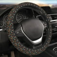 thumbnail image 6 of KLL Car Steering Wheel Cover, Universal 15 inch, Soft Elastic and Comfortable,Car Accessories Decorations-Retro Tape, 6 of 7