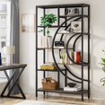 thumbnail image 4 of Tribesigns Bookcase, 71 inches Tall Bookshelves, Industrial Etagere 8-Shelf Freestanding Open Storage Shelving Units for Home Office, 4 of 7