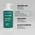 thumbnail image 3 of Tea Tree Shampoo with Biotin and Keratin, Moisturizing and Hydrating for Dry Scalp and Hair, Salt-Free, Sulfate-Free, Paraben-Free by Daily Perfection Professional Series, 3 of 8