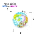 thumbnail image 5 of Globe Squeeze Stress Relief, Educational Toy Balls, Bulk 1 dozen, 3", 5 of 8
