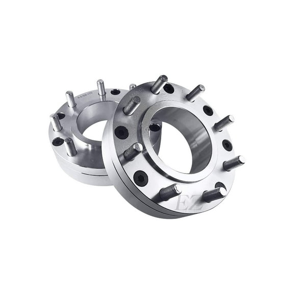EZAccessory 2 Wheel Adapters 6x135 to 8x170 Thickness 2 Inch with 125mm Hub Centric Lip
