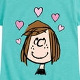 thumbnail image 3 of Peanuts - Patty Valentines - Toddler & Youth Girls Short Sleeve Graphic T-Shirt, 3 of 6