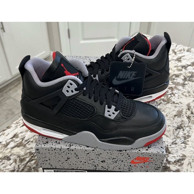 ?? N I-K-E A i r-Jor-dan 4 BRED REIMAGINED FQ8213-006 GS SIZE 6.5Y / 8W BRAND NEW DS??