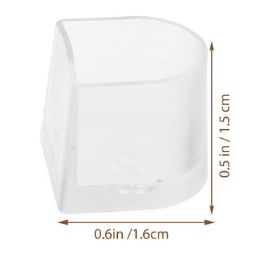 Clear Heel Protectors for High Heel Shoes Non-skid PVC Protective Caps 16 Pairs