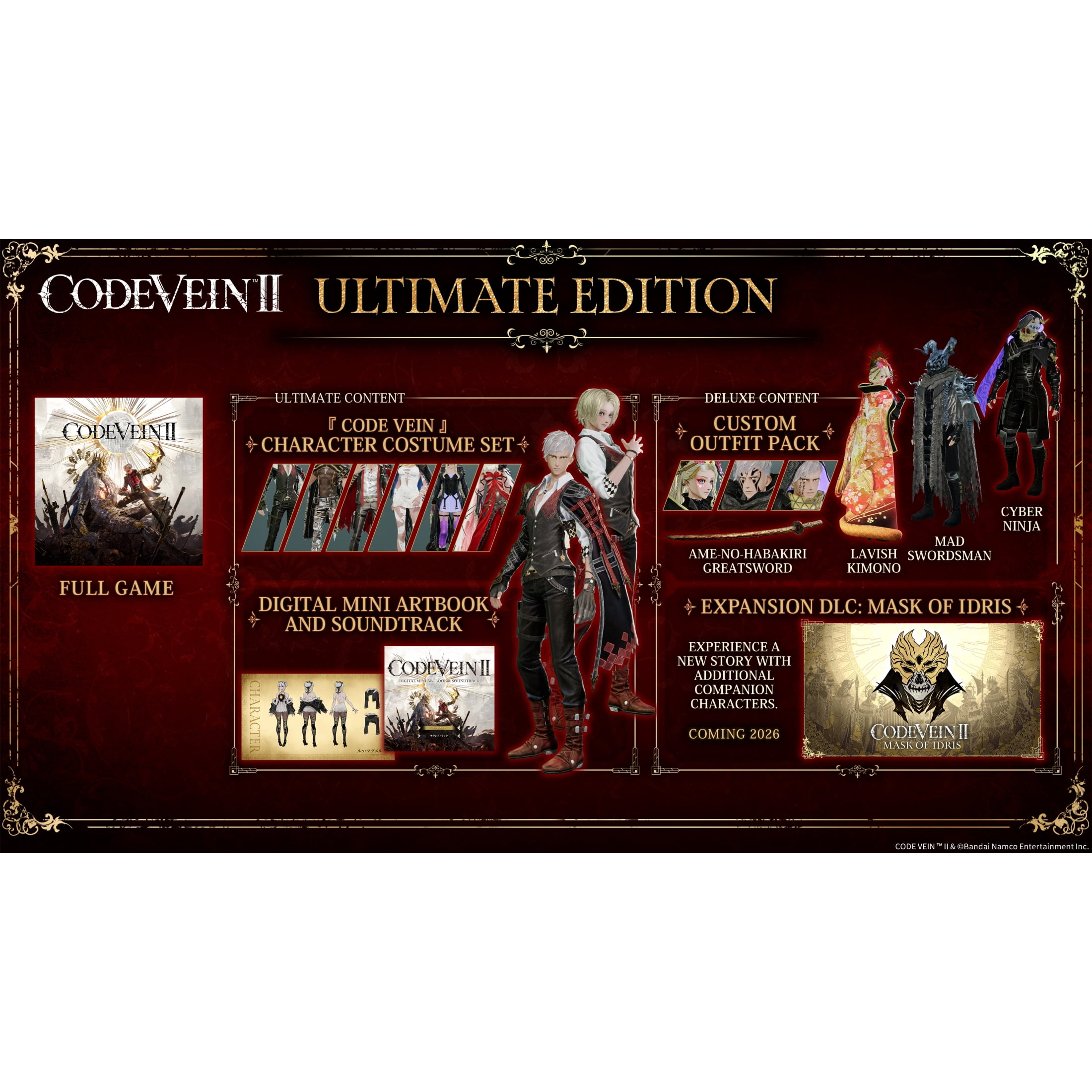 Code Vein II for Playstation 5 - Walmart.com