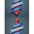 thumbnail image 4 of Decorative Design Happy Father's Day Banner Polyester Material Tie Decoration Blue Ribbon for Family Celebration Indoor Decoration Event Decoration, 4 of 8