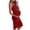 Red, variant on gakvbuo Maternity Dress For Women Plus Size Summer Baby Shower Pregnancy Dresses For Photoshoot Maternity Clothing Sleeveless Round Neck Medium Long With Suspender Solid Color Dress