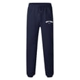 thumbnail image 4 of oqasdz Men's Pants Elastic Waist Fall Winter High Street Fashion Leisure Loose Sports Outdoor Running Sweat Pants Casual Comfort Soft Outwear, 4 of 4
