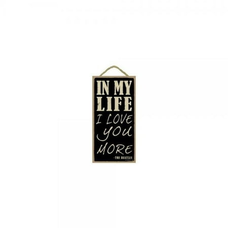 Love Stone Plaque - (SJT94144) In my life I love you more (The Beatles) 5