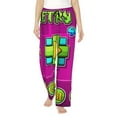 thumbnail image 2 of Lsque Geometry Dash Print Women's Pajama Pants, Lounge Pant - Comfortable Home Wear,Elastic Waistband, Stylish Design-X-Large, 2 of 9