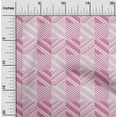 thumbnail image 1 of oneOone Organic Cotton Poplin Twill Fabric Stripe Geometric Decor Fabric Printed BTY 42 Inch Wide, 1 of 4