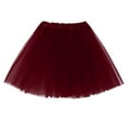 thumbnail image 3 of EDFBUYKRS Female Skirts Short Skirt Set Fall Women's Candy Color Multicolor Skirt Support Half Body Puff Petticoat Colorful Small Short Skirt, 3 of 7
