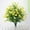 Yellow, variant on 2pcs Flower Silk Flower Bouquet Latex Real Flower Bridal Flowers Wedding Home Fall Centerpieces for Wedding Flower Bundle Hanging Flowers Berries Sweetheart Table Flowers Flower Strips Terracotta Baby