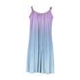 thumbnail image 5 of SMihono Robes d'Été Bohémiennes pour Femmes Grande Taille Confortables Mode Décontractée Sans Manches Col Rond Robe Imprimée, 5 of 5