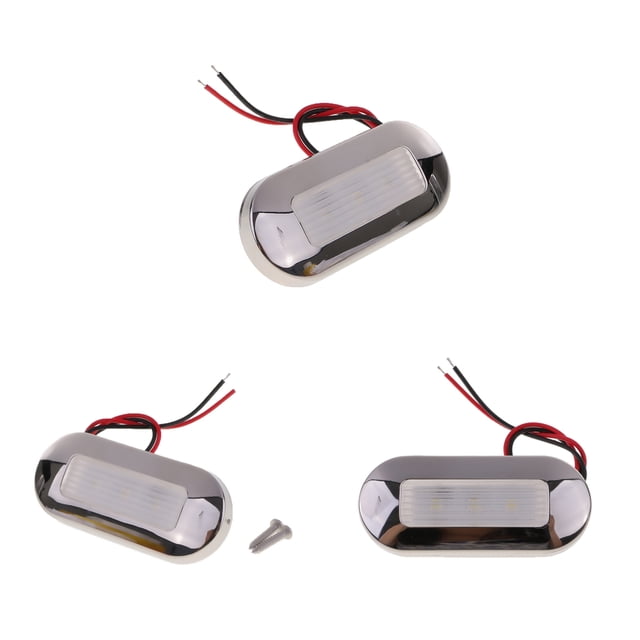 Luz de 3 Piezas LED Oblong Surface Mount Sunnimix para Boat RV