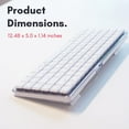 thumbnail image 3 of Macally Wireless Mechanical Keyboard for Mac | Compatible Bluetooth Apple Keyboard (75% Size, Blue Tactile Switches)  Compact, Multi Device, Backlit for MacBook Pro/Air, iMac, Mac Mini/Pro, 3 of 7