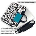 thumbnail image 2 of Lsque Cow Pattern Laptop Bag – Portable & Slim Single-Shoulder Computer Case with Adjustable Strap, Protective, Lightweight for 13”/14”/15.6” Laptops, 2 of 8