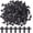 Black, variant on 200Pcs Wood Cross Pendants Natural Wooden Small Cross Charms Pendants