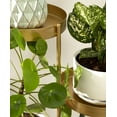 thumbnail image 6 of Kate and Laurel Finn Metal Multi Level Plant Stand, Gold 10x11x44, 6 of 7