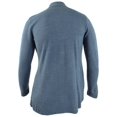 thumbnail image 2 of Karen Scott Women's Plus Open-Front Cardigan (1X, Heather Indigo), 2 of 2