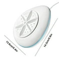thumbnail image 2 of UNLLLL Portable Travel Underwear Turbo Spinning Washer Fully Automatic Small Washing Machine, for Apartments, Dormitories, 2 of 4