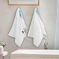 thumbnail image 4 of Easter Gnome Blue Hat Hand Towels 2 PCS, Eggs Daffodil Flower Kitchen Towel Ultra Soft and Highly Absorbent,Decorative Fingertip Face Towel for Bathroom Hotel, 28.3"x 14.4", 4 of 5