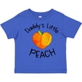 thumbnail image 3 of Inktastic Daddy's Little Peach Cute Peach Heart Boys or Girls Toddler T-Shirt, 3 of 5