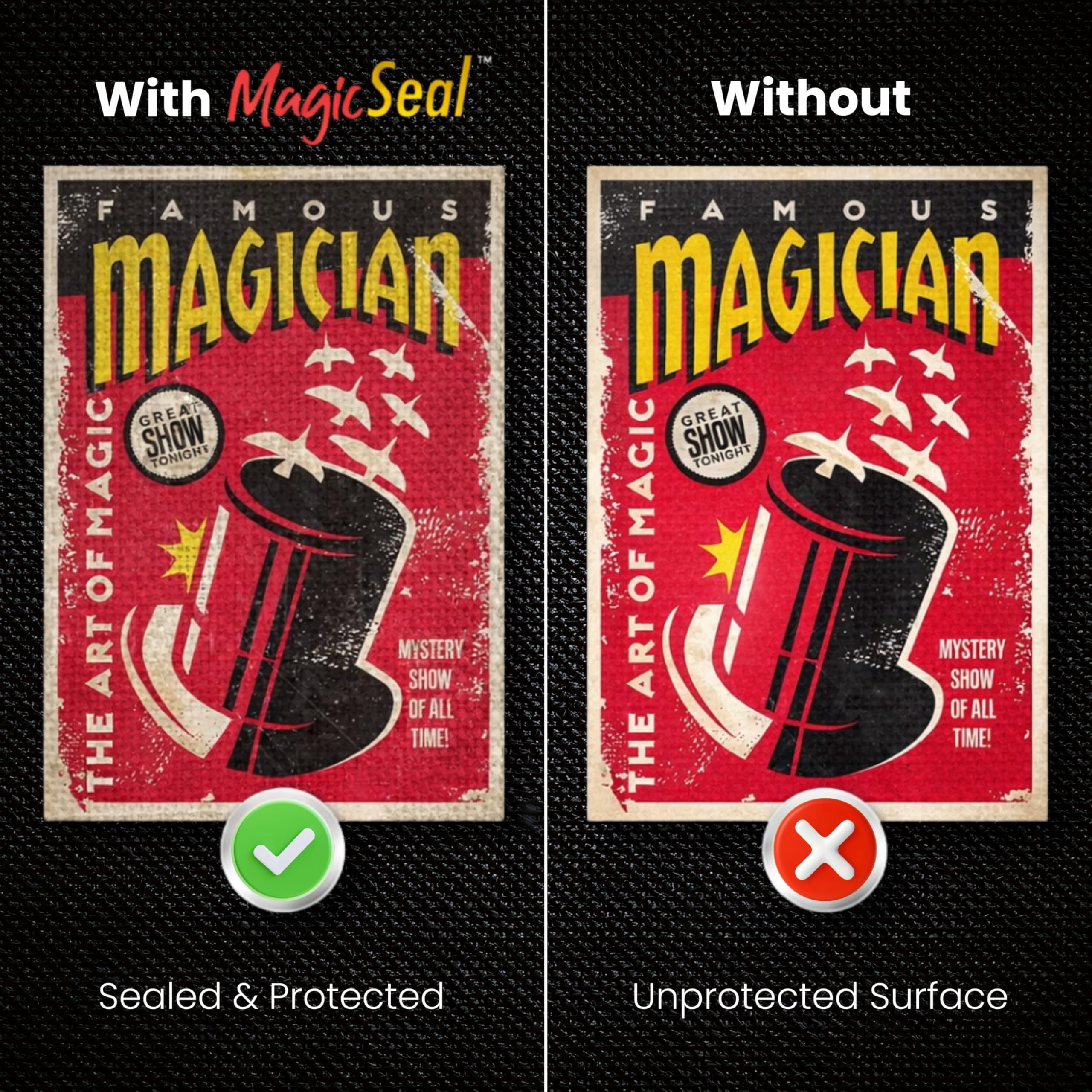 MagicSeal™ Reusable Post-Press Finishing Sheet for DTF, HTV, DTG and Transfer Prints, Improves Softness, Breathability and Wash Durability, Compact Size