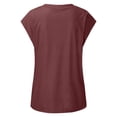 thumbnail image 5 of Fridja T-Shirts Amples Imprimés pour Femmes Col Rond Manches Courtes Décontractées, 5 of 5